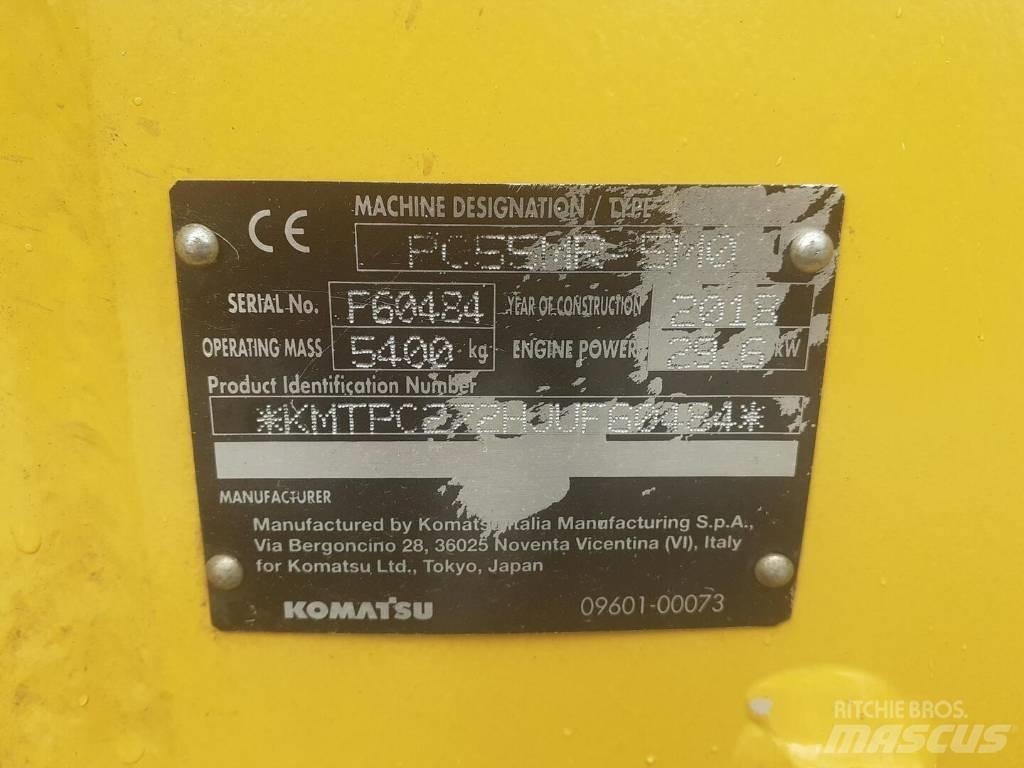 Komatsu PC 55 MR-5 Escavadoras de rastos