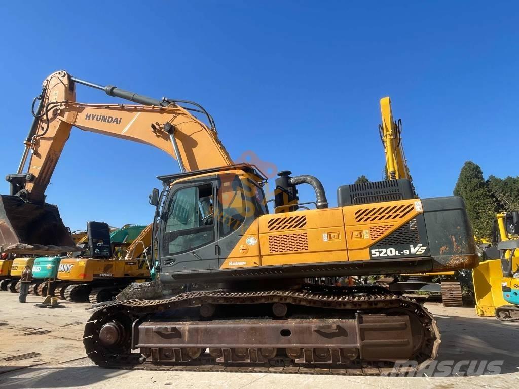 Hyundai Robex 520 VS Escavadoras de rastos