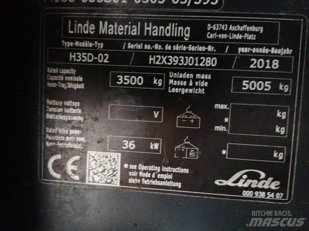 Linde H35D-02 Empilhadores Diesel