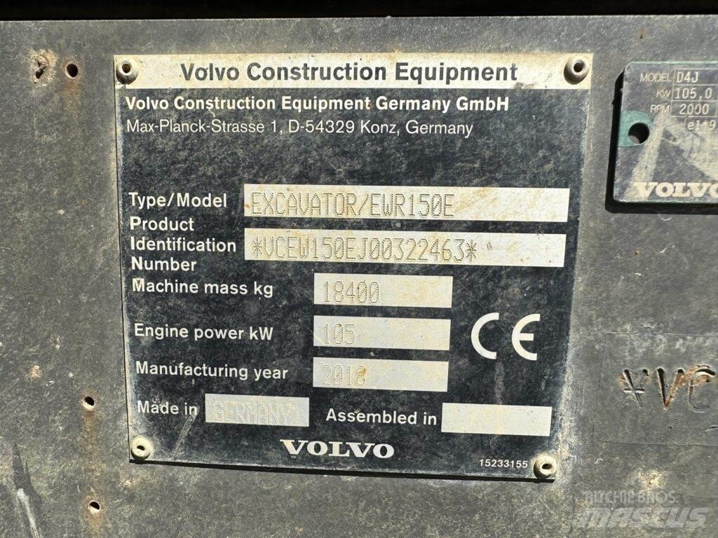 Volvo EWR150E Escavadoras de rodas