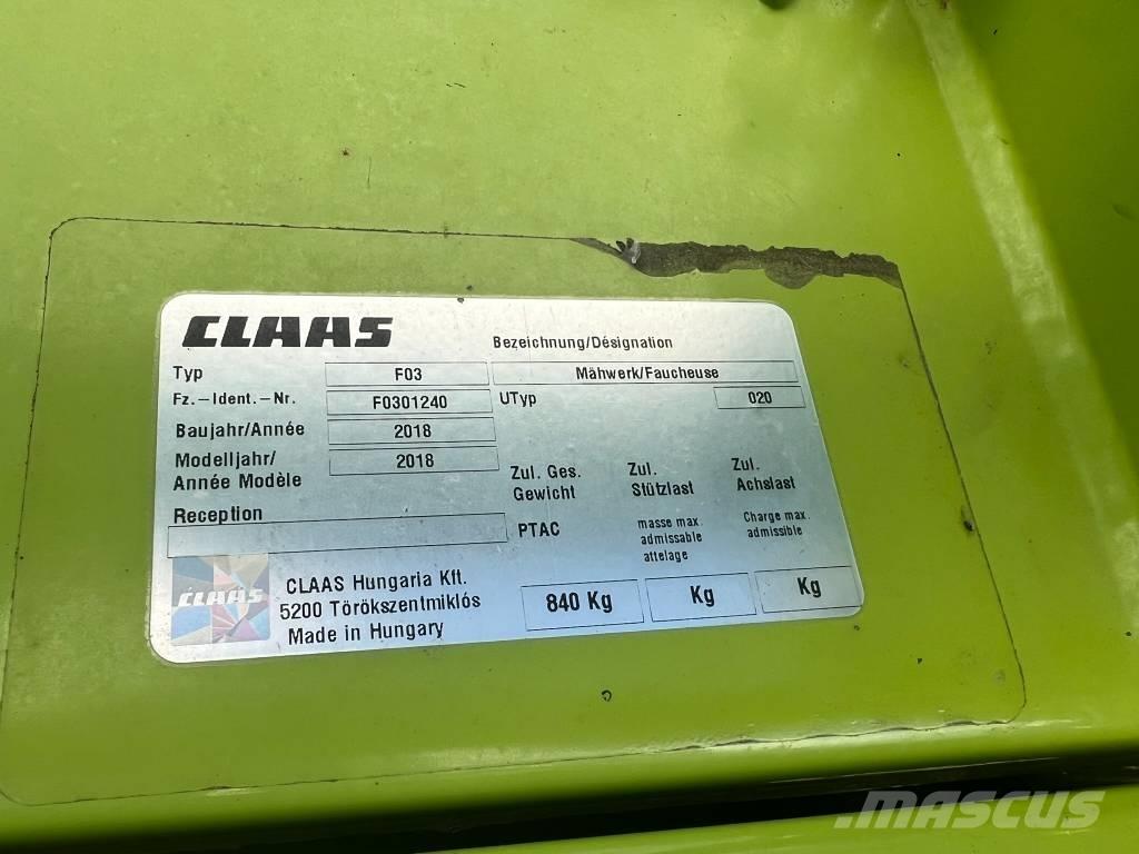 CLAAS Corto 310 FN Gadanheiras