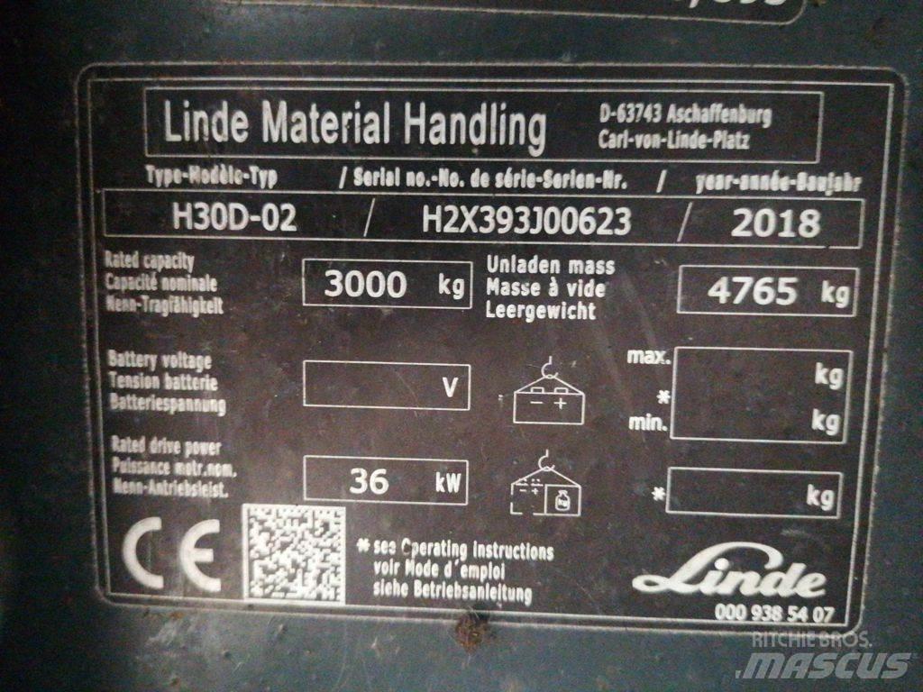 Linde H30D-02 Empilhadores Diesel