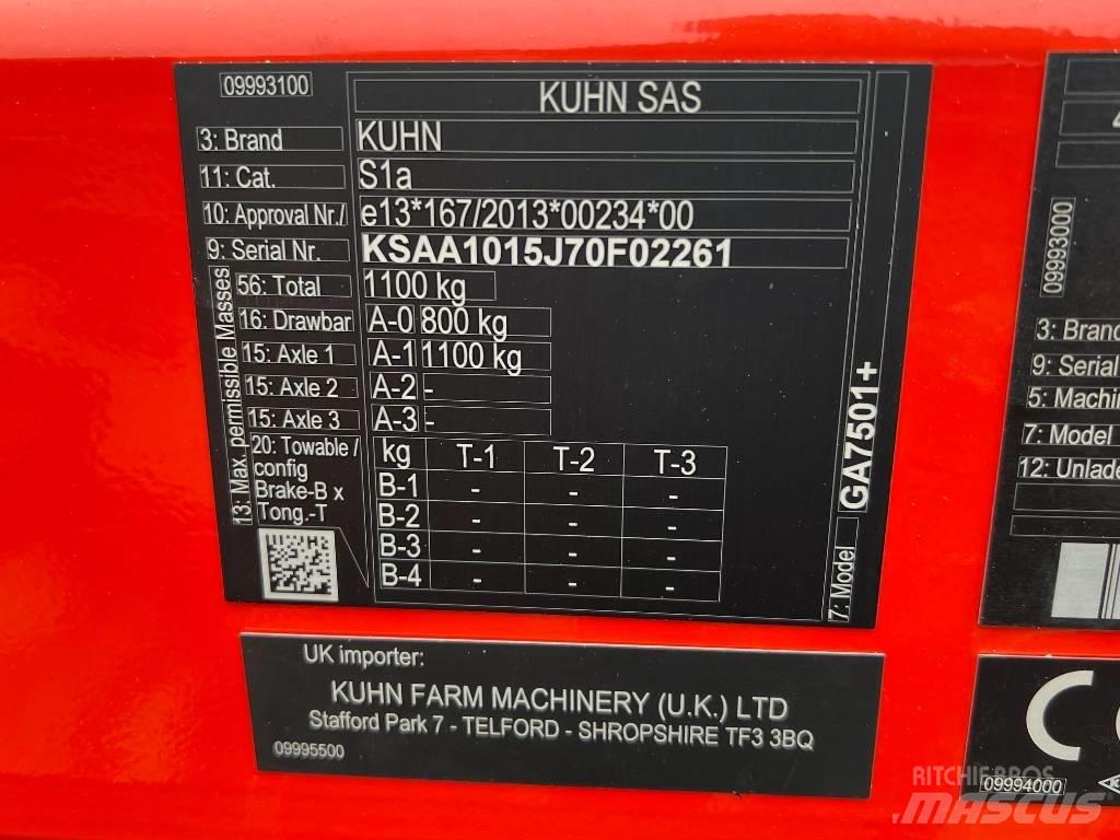 Kuhn GA 7501 Ancinho virador