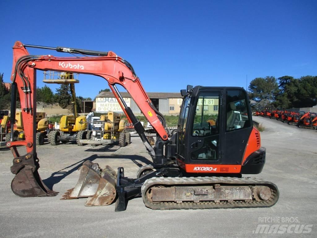 Kubota KX 080-4 Escavadoras Midi 7t - 12t