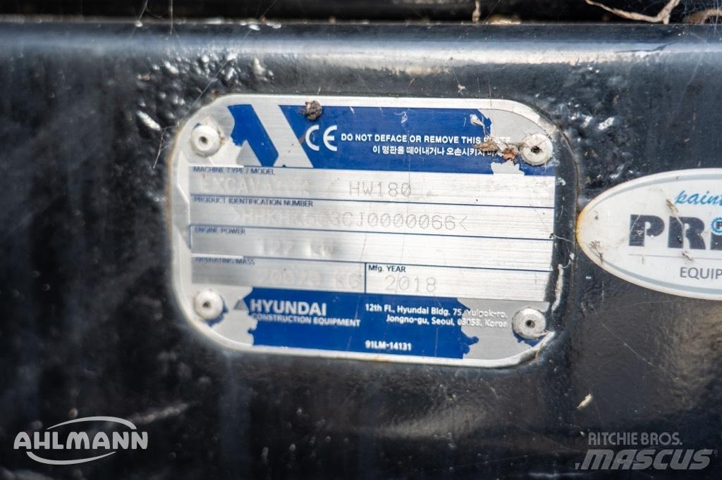 Hyundai HW 180 Escavadoras de rodas
