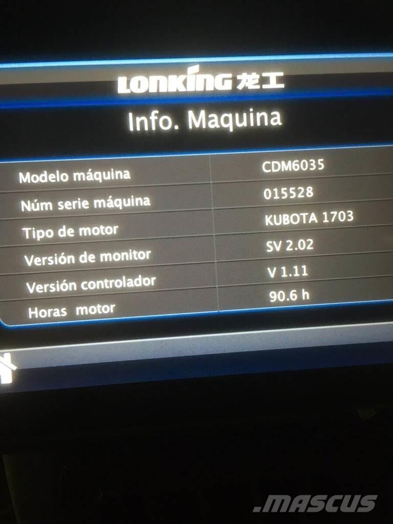 Lonking CDM6035 Mini Escavadoras <7t
