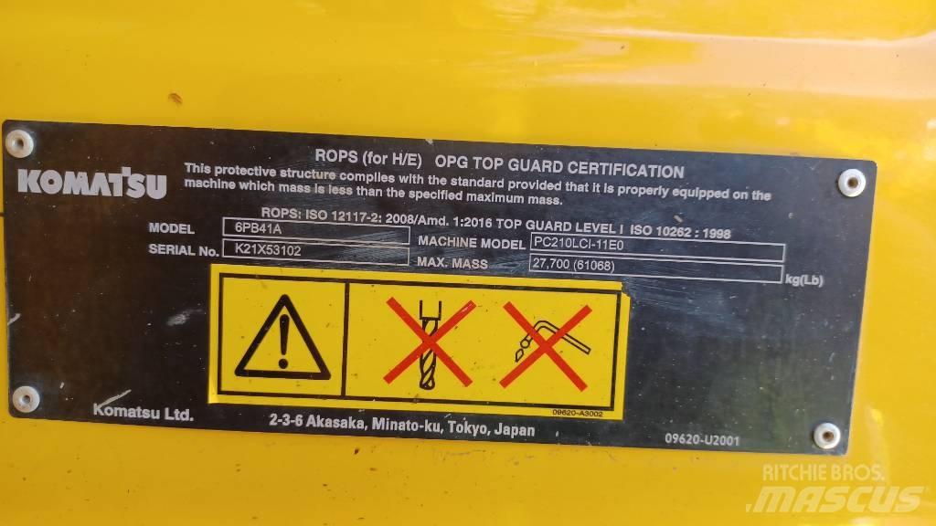 Komatsu PC210LCi-11 Escavadoras de rastos