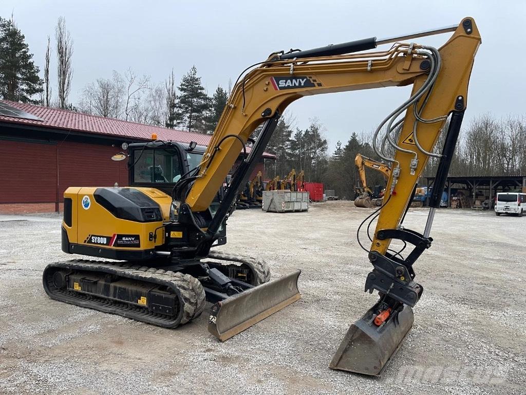 Sany SY 80 U Escavadoras Midi 7t - 12t