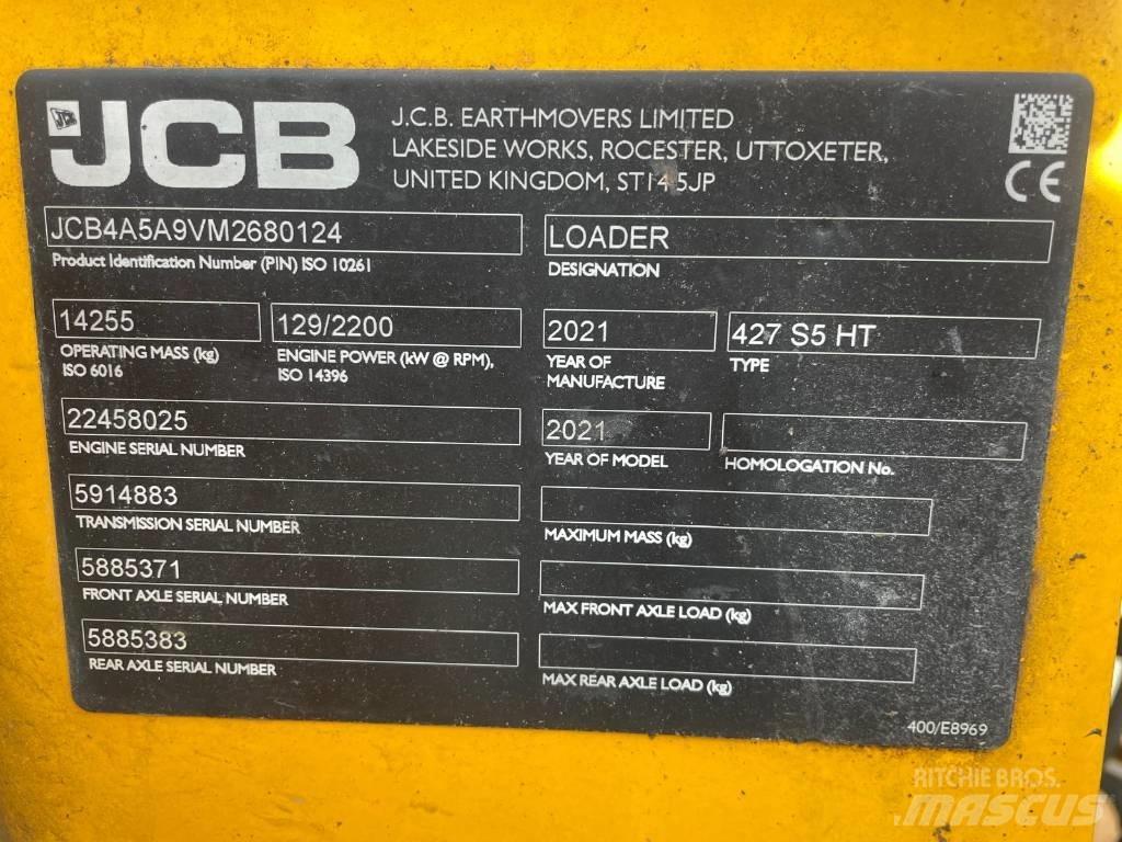 JCB 427 HT Pás carregadoras de rodas
