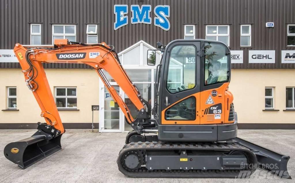 Doosan DX 63-3 Mini Escavadoras <7t