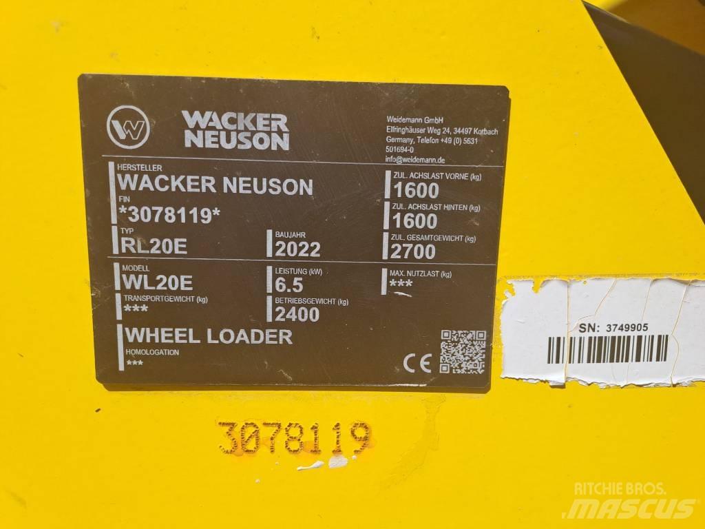 Wacker Neuson WL20e Pás carregadoras de rodas
