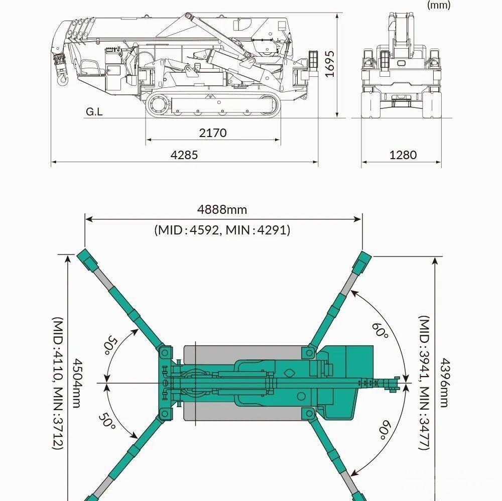 Maeda MC305CRME-3 Mini gruas