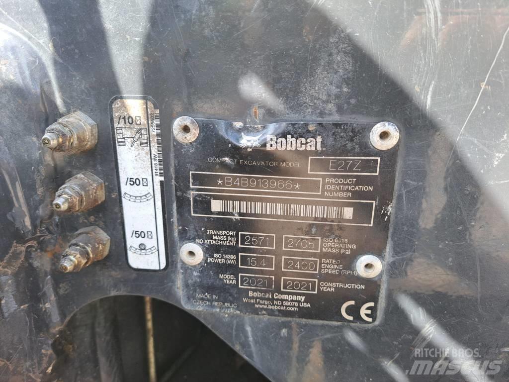 Bobcat E 27 Z Mini Escavadoras <7t