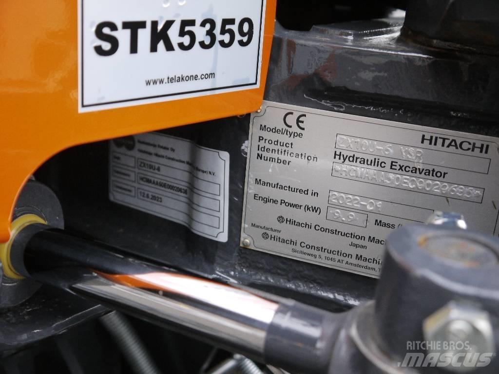 Hitachi ZX 10 U-6 Mini Escavadoras <7t