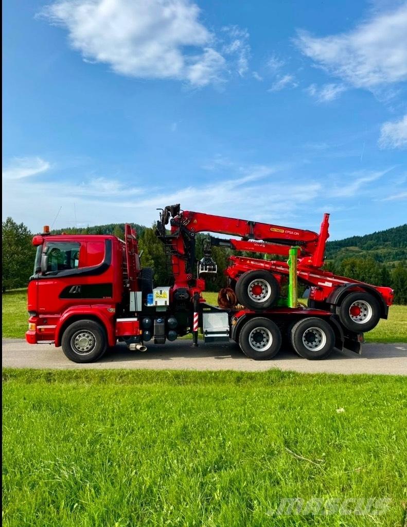 Scania R580 V8 6x4 Camiões de transporte de troncos