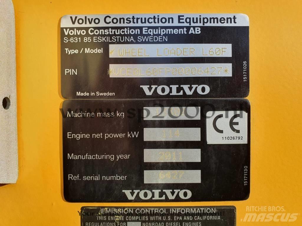 Volvo L 60 F Pás carregadoras de rodas