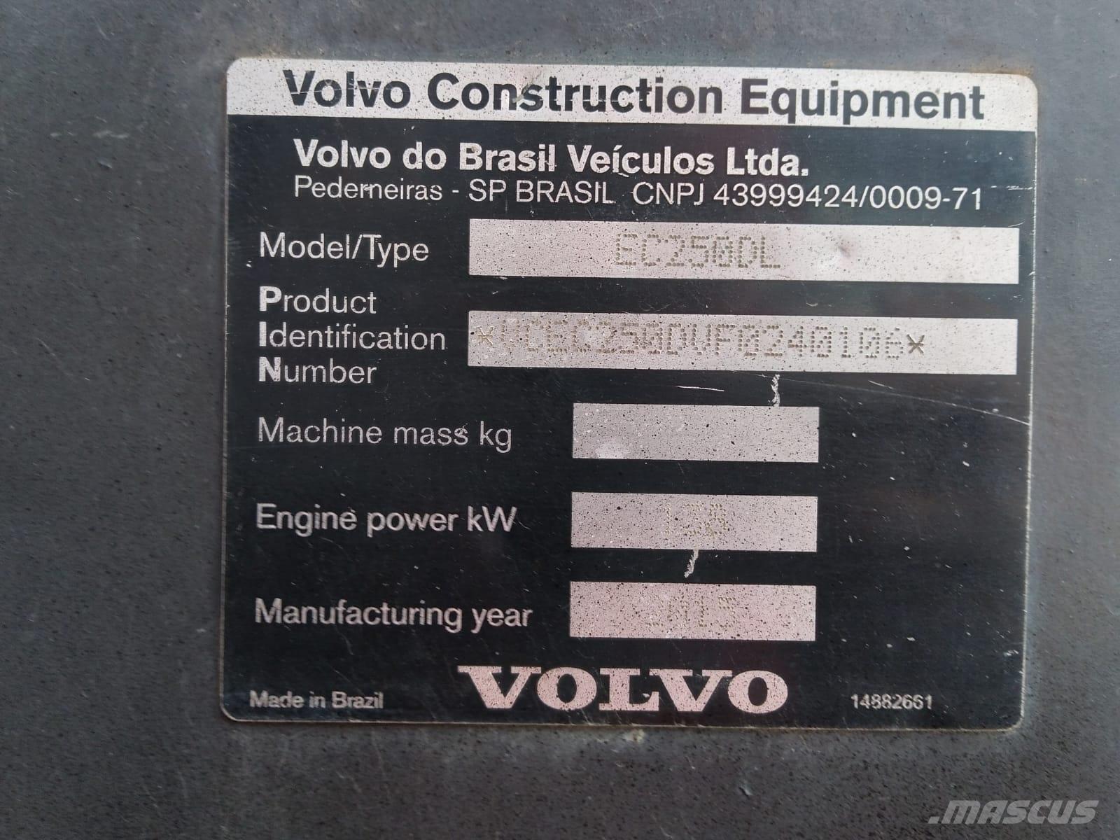 Volvo EC 250 D L Escavadoras de rastos