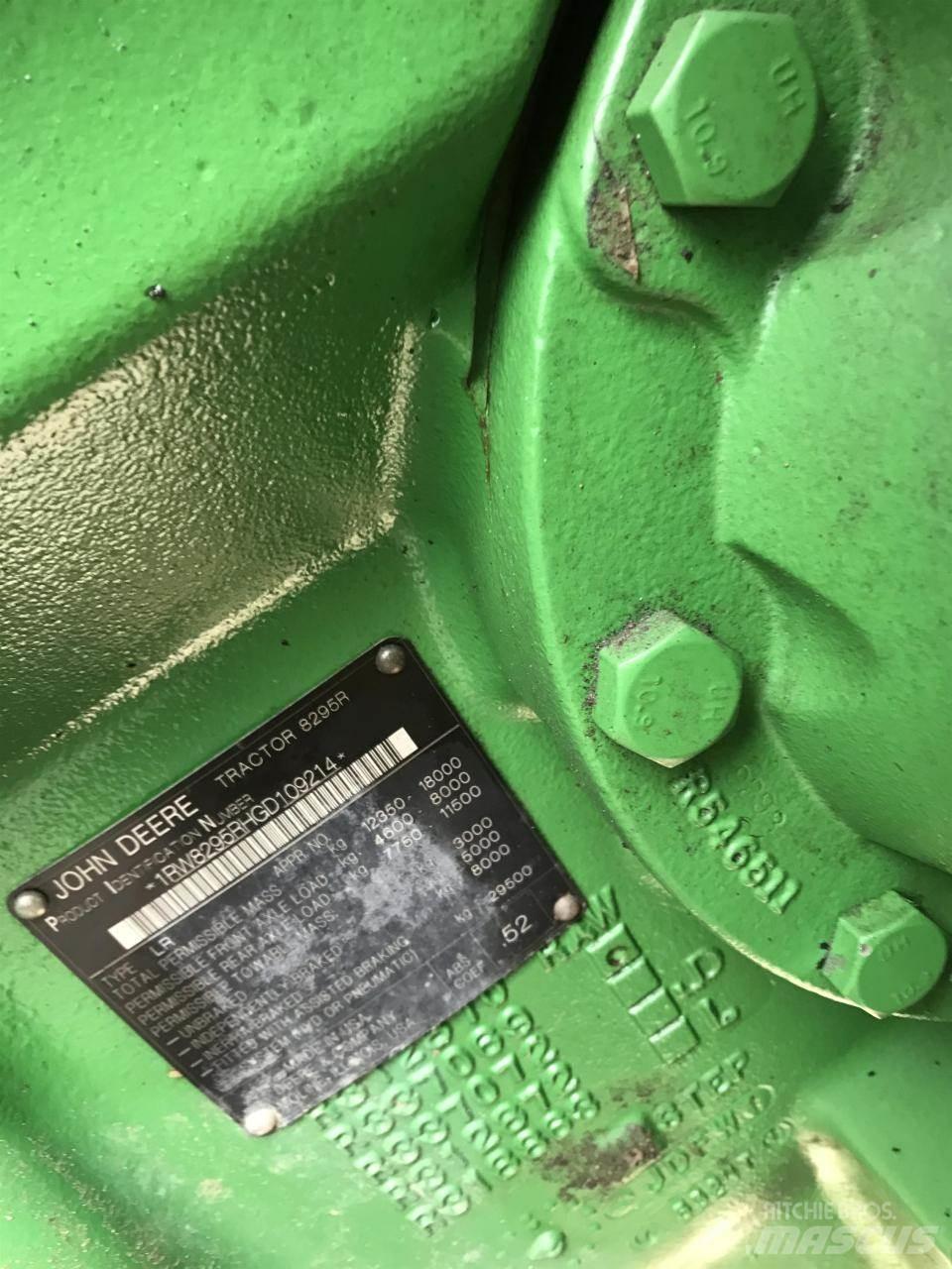 John Deere 8295R Tratores Agrícolas usados