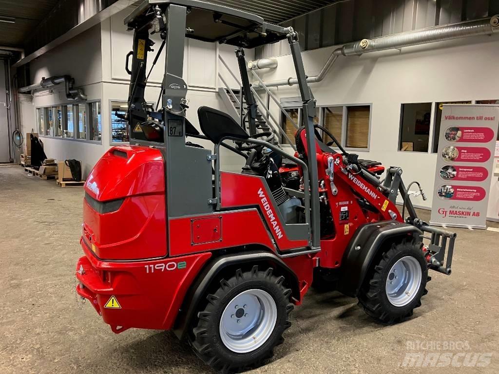 Weidemann 1190e Carregadoras de direcção deslizante