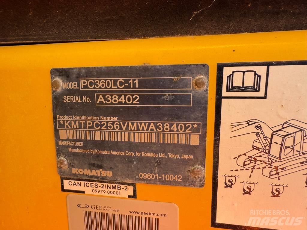 Komatsu PC360LC-11 Escavadoras de rastos