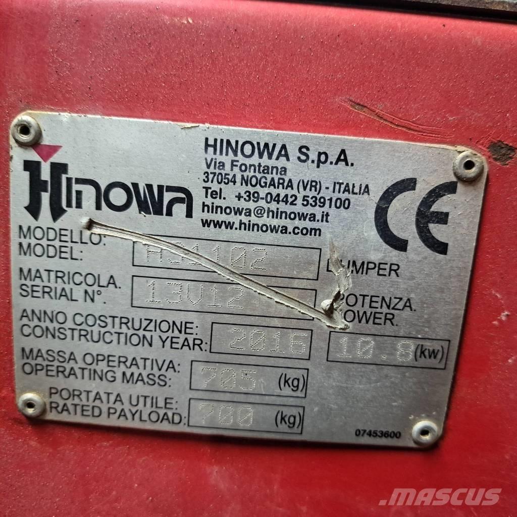Hinowa HS1102 Dumpers de lagartas