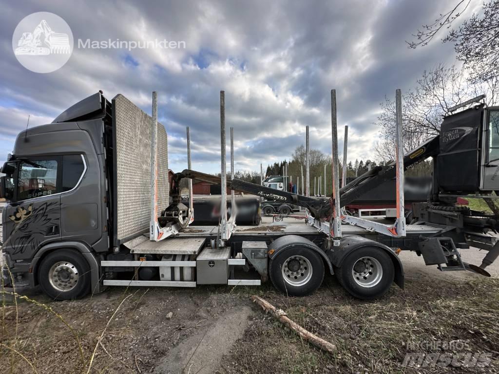 Scania R 730 Camiões de transporte de troncos