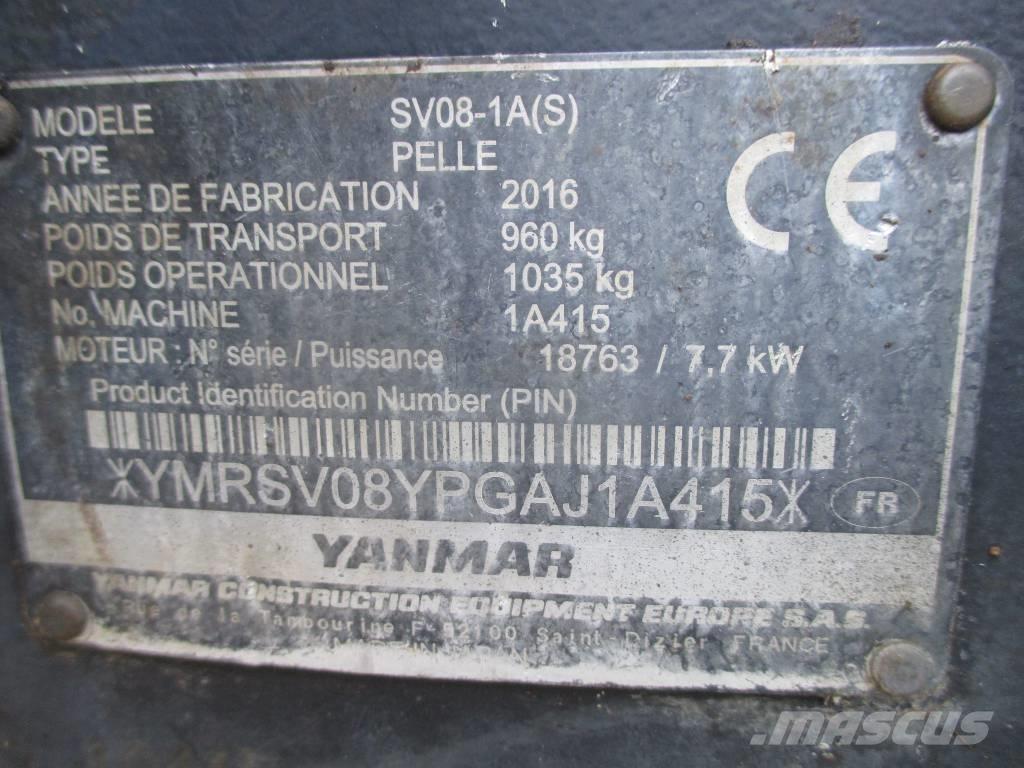 Yanmar SV 08-1 A Mini Escavadoras <7t