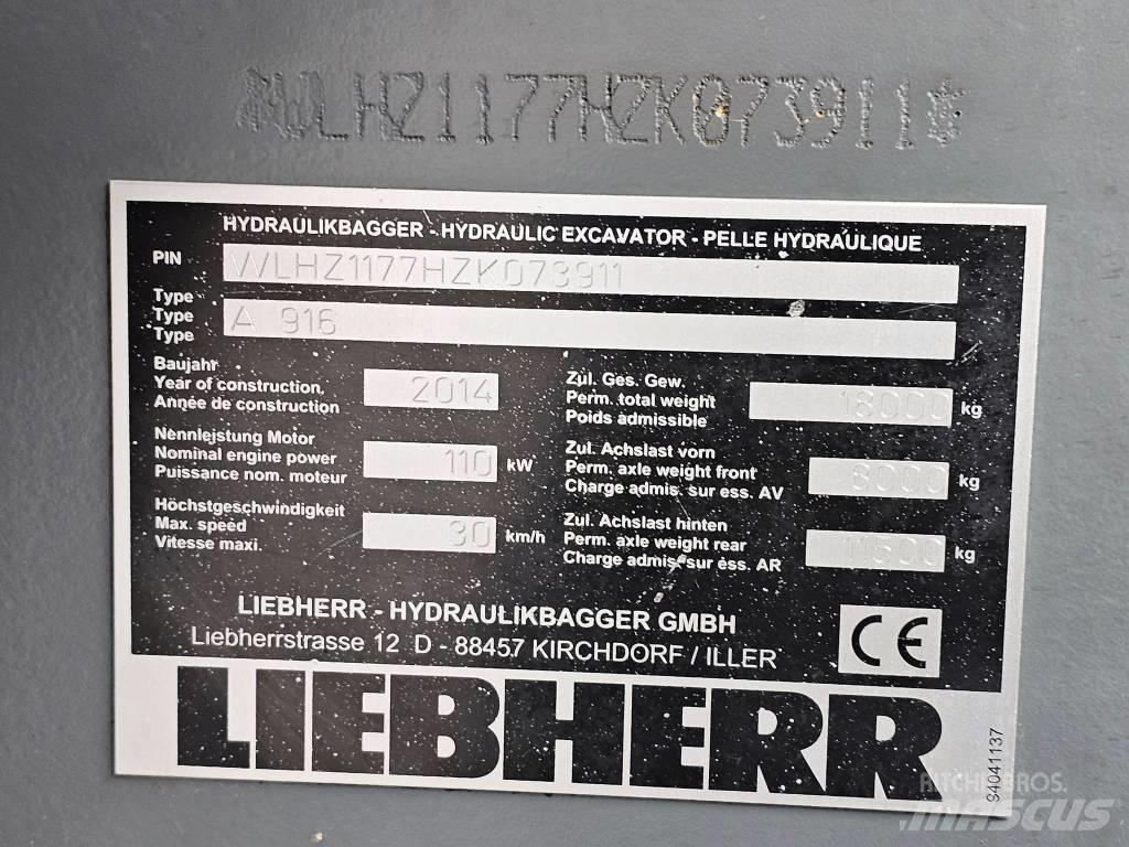 Liebherr A 916 Escavadoras de rodas