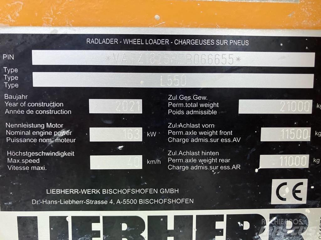 Liebherr L550 Xpower Pás carregadoras de rodas