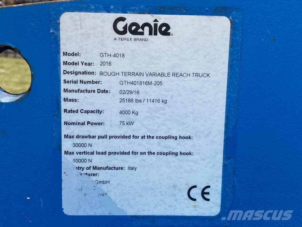 Genie GTH- 4018 Manipuladores telescópicos