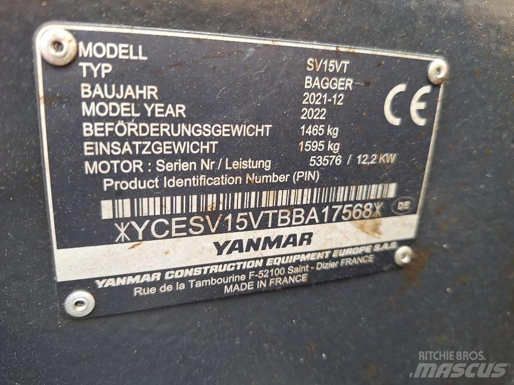 Yanmar SV 15 Mini Escavadoras <7t