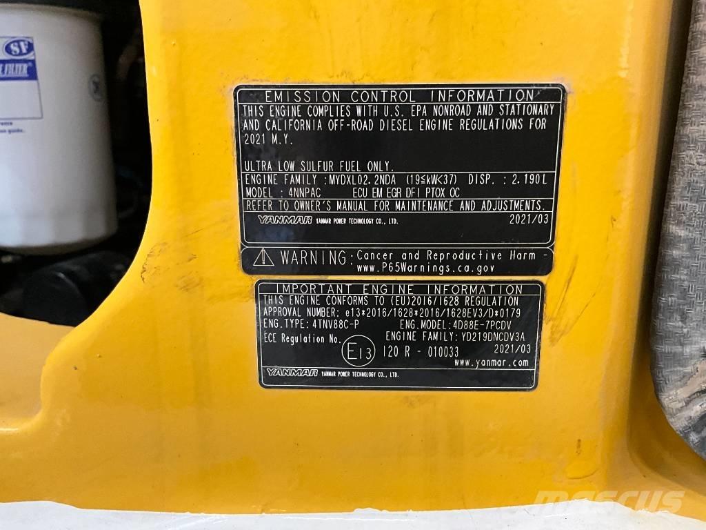 Komatsu PC 55 MR-5 Mini Escavadoras <7t