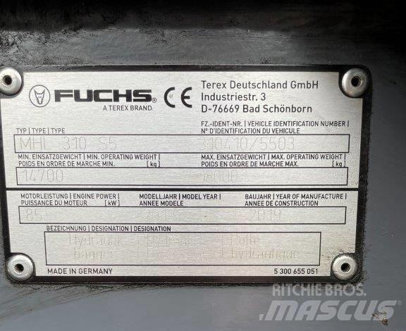 Fuchs MHL310F Manipuladores de resíduos / indústria