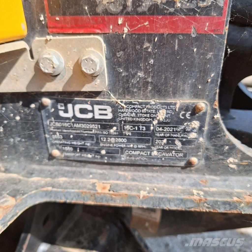 JCB 16 C-1 Mini Escavadoras <7t