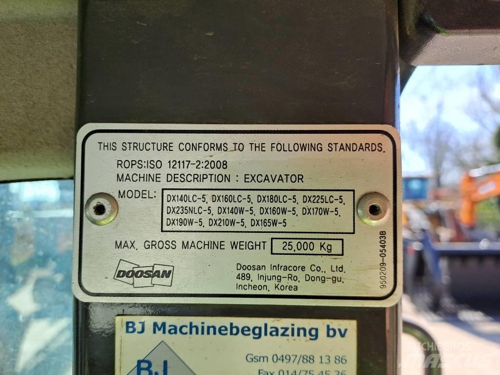 Doosan DX140W-5 Escavadoras de rodas