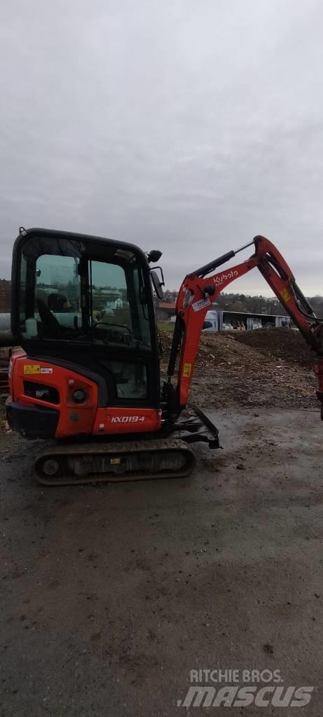 Kubota KX 019-4 Mini Escavadoras <7t