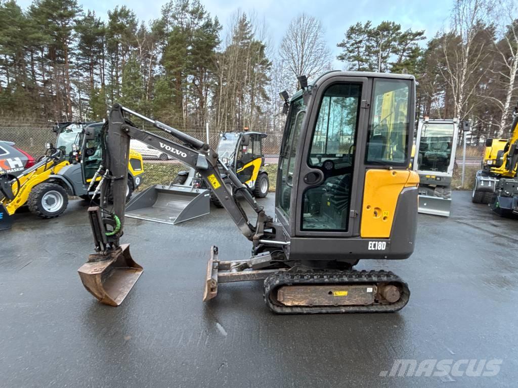 Volvo EC18 D Mini Escavadoras <7t