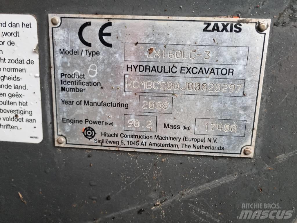 Hitachi ZX 160 Escavadoras de rastos