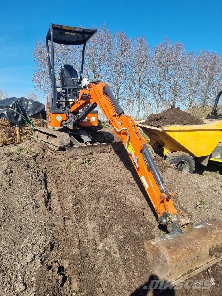 Hitachi ZX 19 U Mini Escavadoras <7t