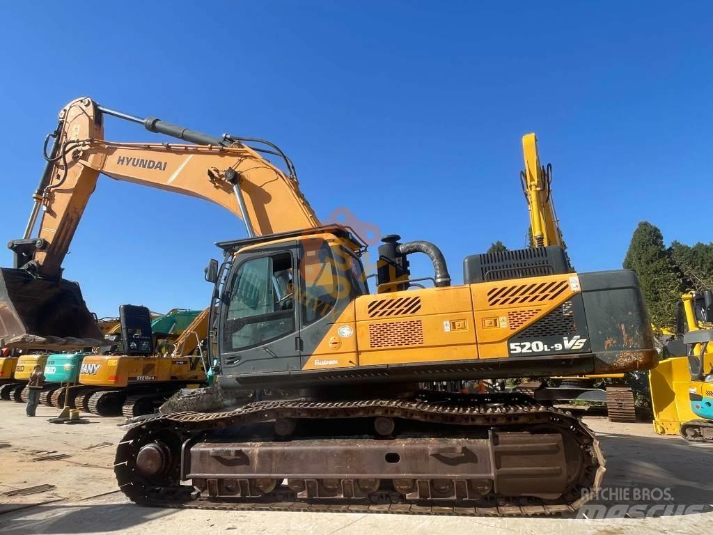 Hyundai Robex 520 VS Escavadoras de rastos