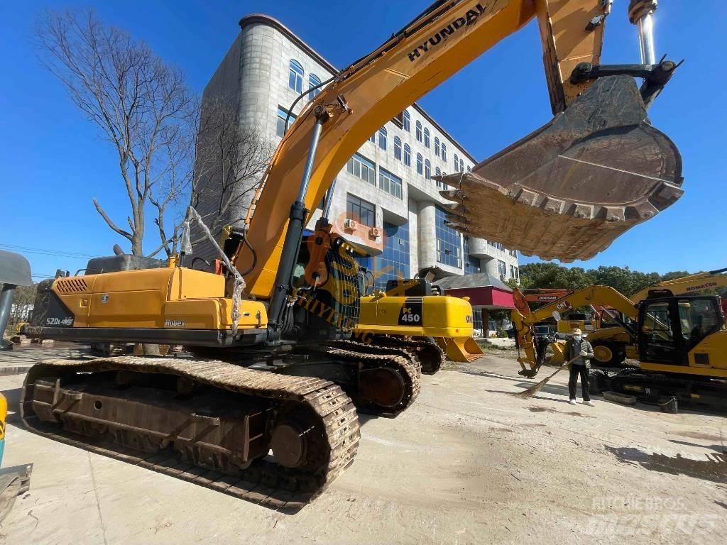 Hyundai Robex 520 VS Escavadoras de rastos