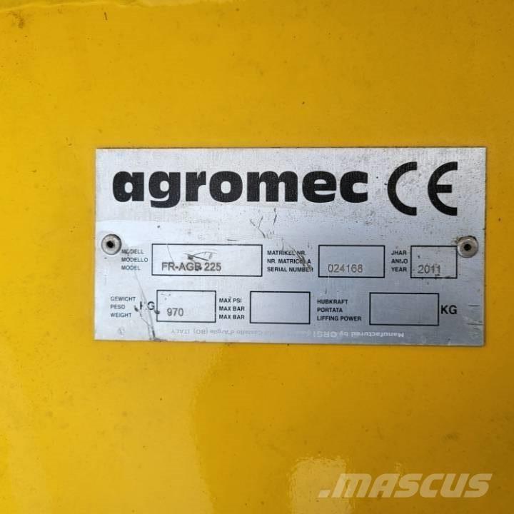 Agromec FR-225 Gadanheiras e cortadores de folhas para pastos