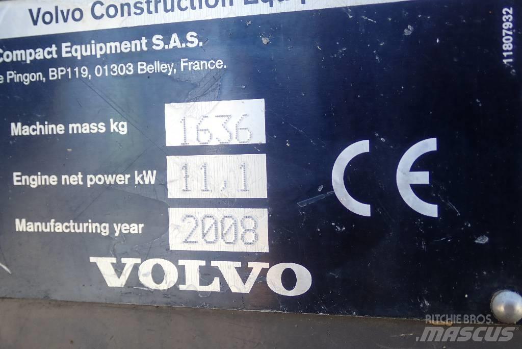 Volvo EC 15 B Mini Escavadoras <7t