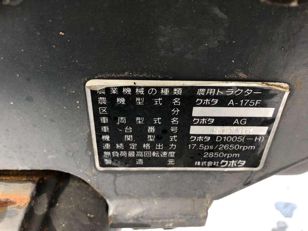 Kubota A-175 Tratores Agrícolas usados