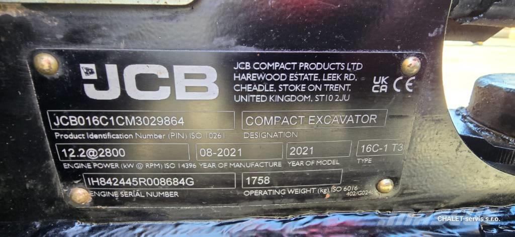 JCB 16 C-1 Mini Escavadoras <7t