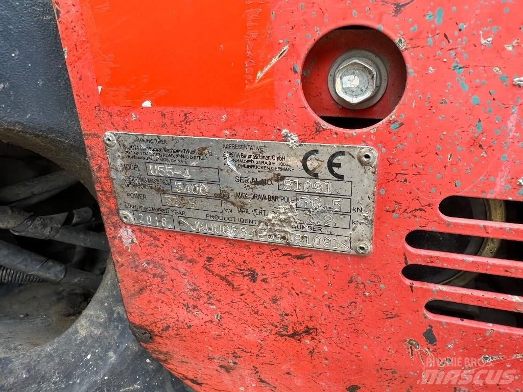Kubota KX 055-4 Mini Escavadoras <7t