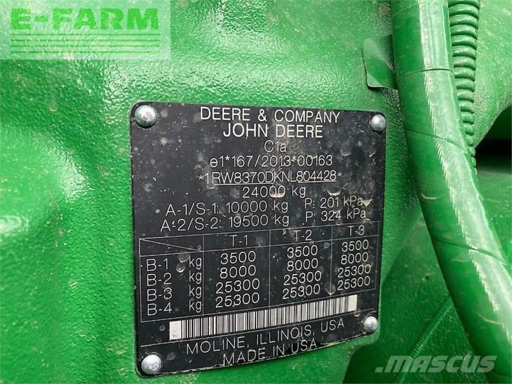 John Deere 8rx370 Tratores Agrícolas usados