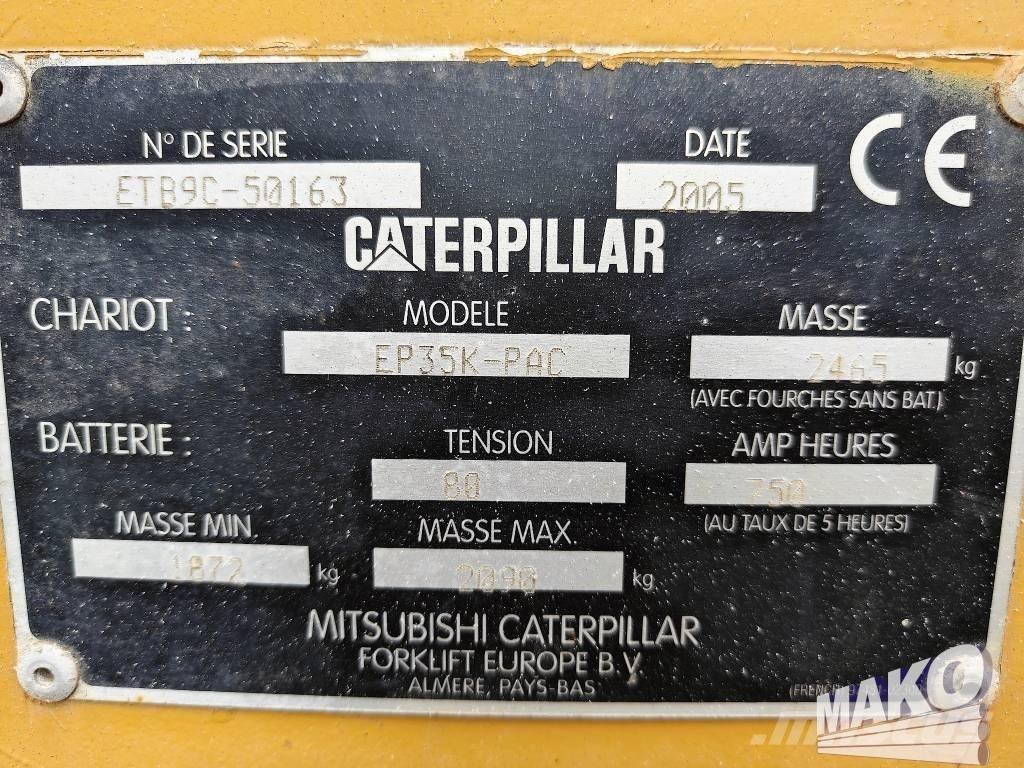 CAT EP 35 K PAC Empilhadores eléctricos