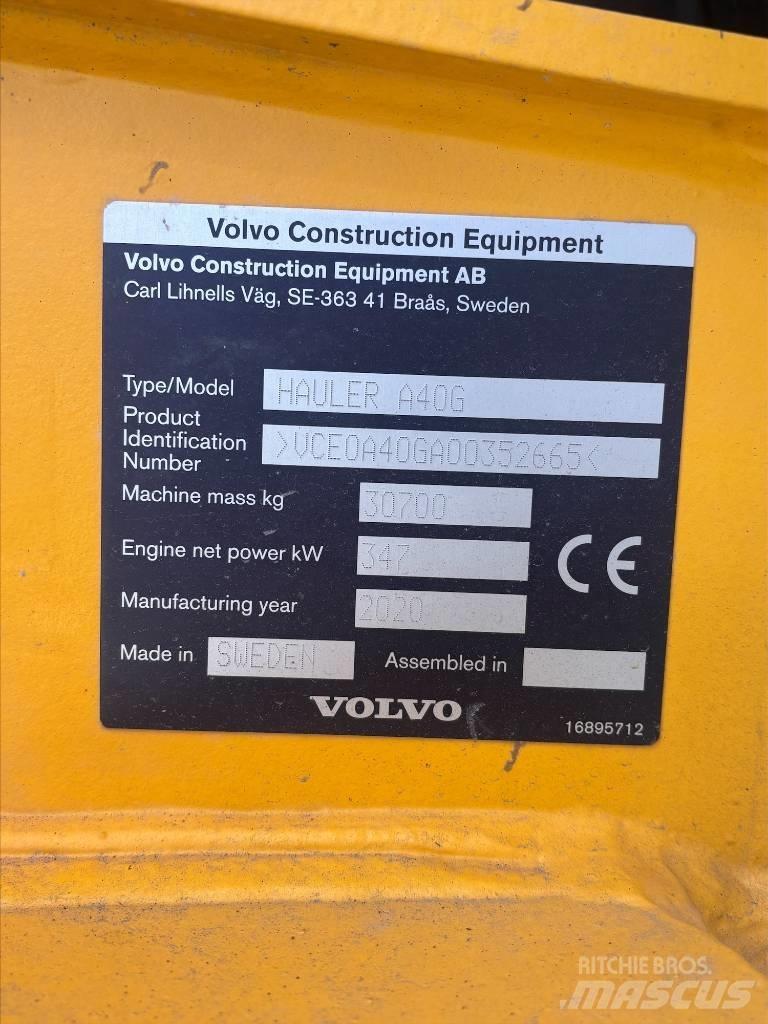 Volvo A40G Camiões articulados