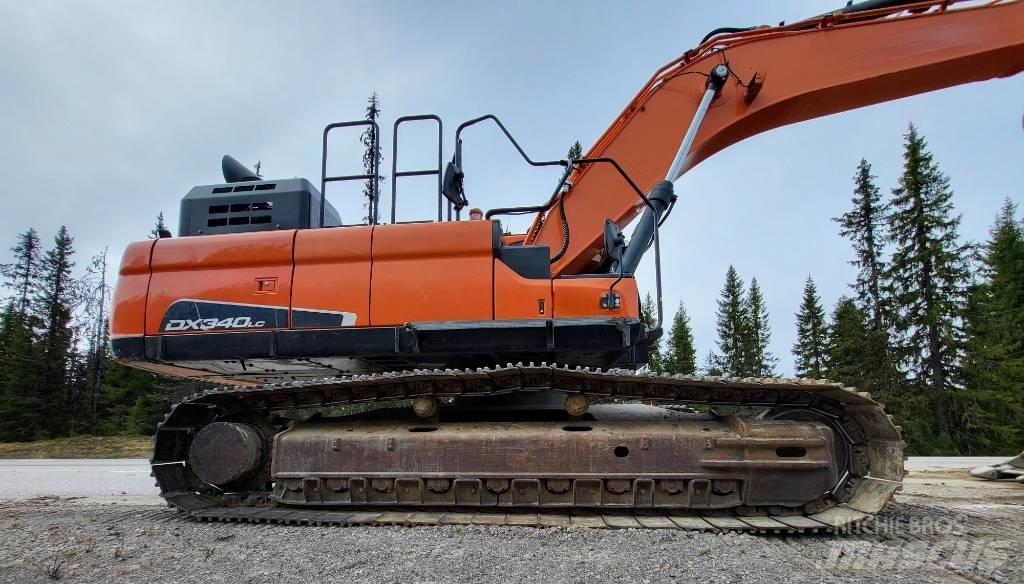 Doosan DX 340 LC Escavadoras de rastos
